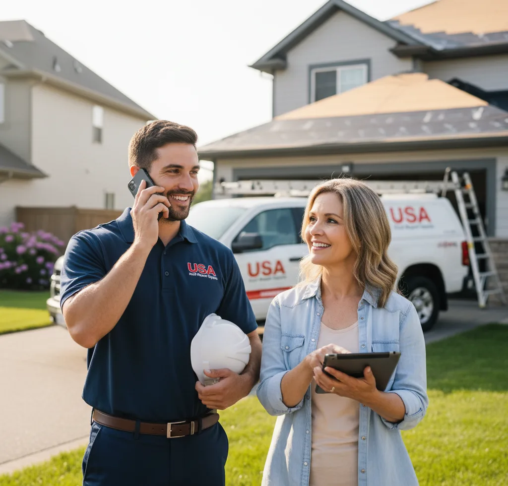 USA Roof Repair Experts customer support in Radford